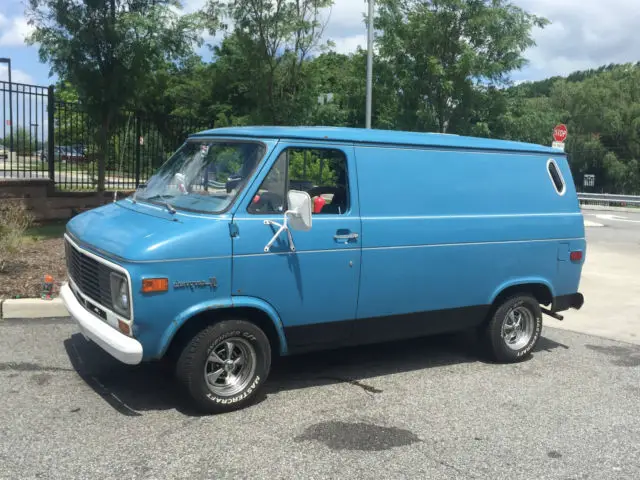 1974 chevrolet g10 van custom chopper van g20 shorty cargo hippie 80k original