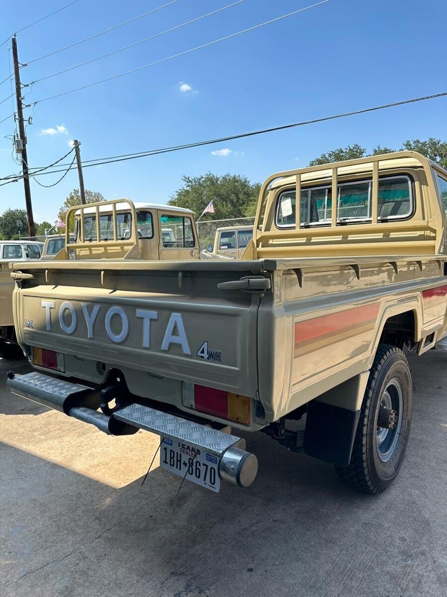 1988 toyota fj cruiser pickup brown 4wd manual fj75