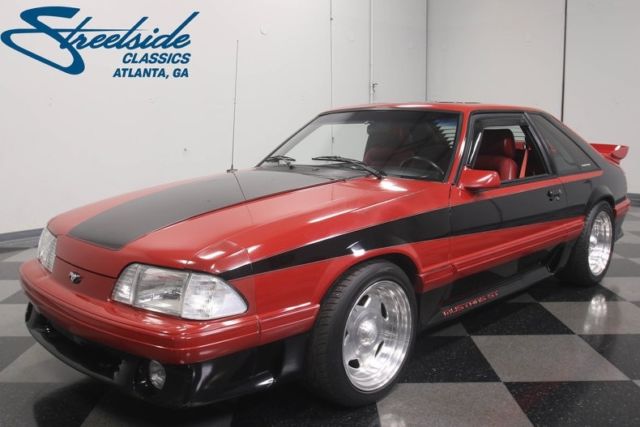 1988 ford mustang gt 83523 miles red coupe 5.0 liter v8 5 speed manual