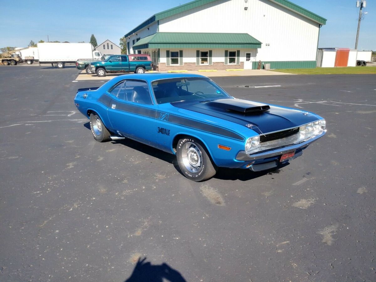 1970 dodge challenger ta 340 sixpak six pack trans am b5 blue job vin t/a