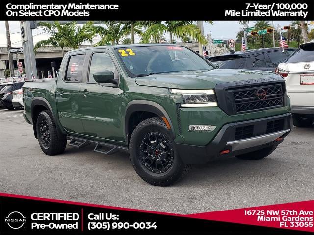 2022 nissan frontier pro-x