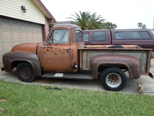 '53 ford f-100, runs/road-worthy--with 2 extra doors and 1 extra cab (original)