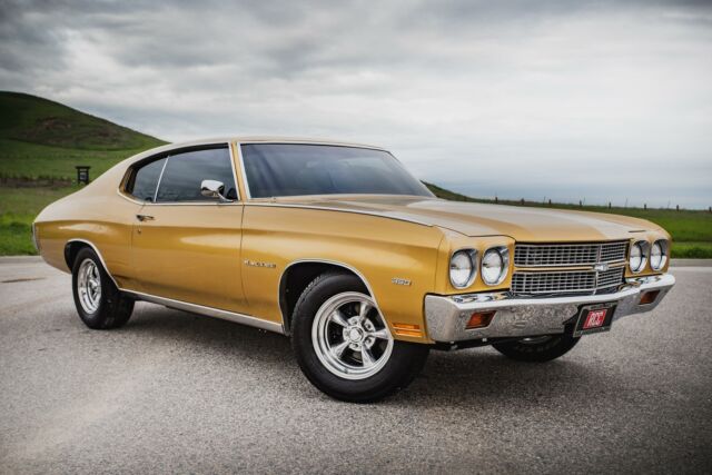 1970 chevrolet chevelle 29,547 miles champagne gold automatic