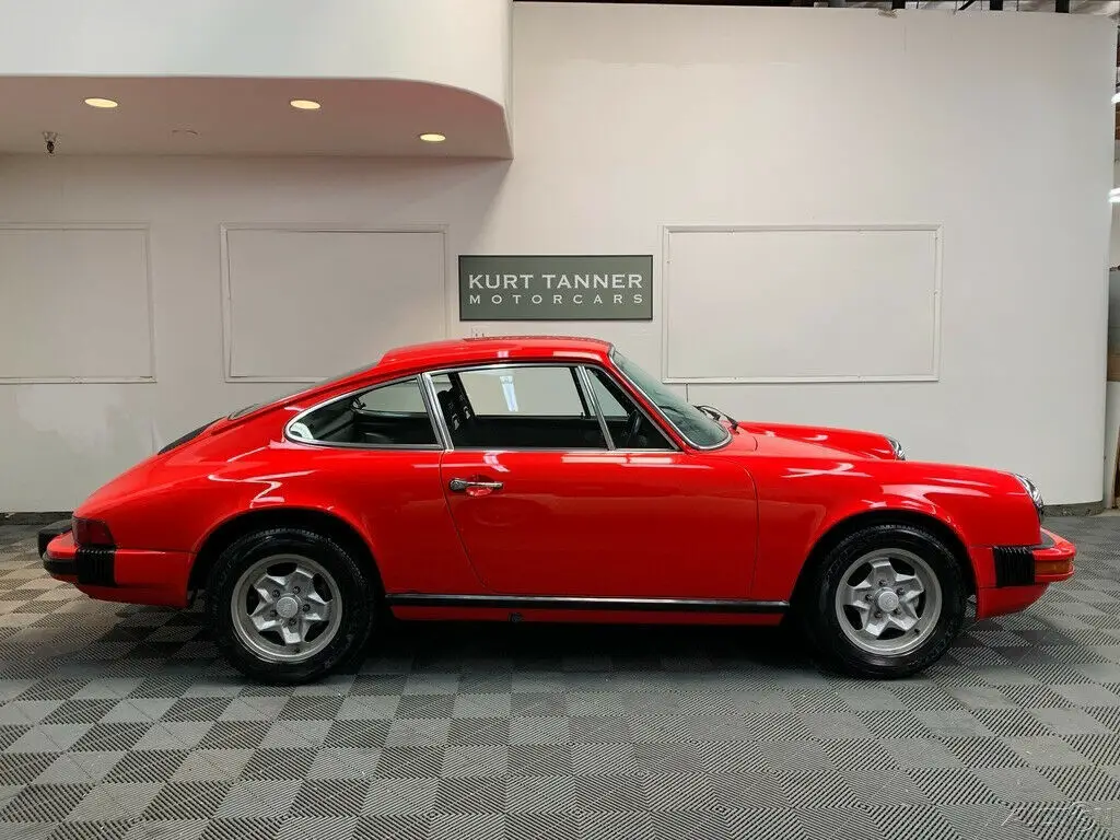 1975 porsche 911 s coupe red/black. superb driving, well-preserved original car