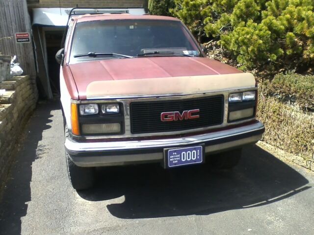 1989 gmc sierra 1500 base 2dr k1500 4wd extended cab with leer cap and roof rack