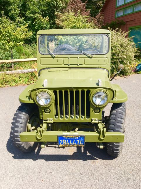 1953 willy jeep cj3a, vintage korean war era, extensive restoration