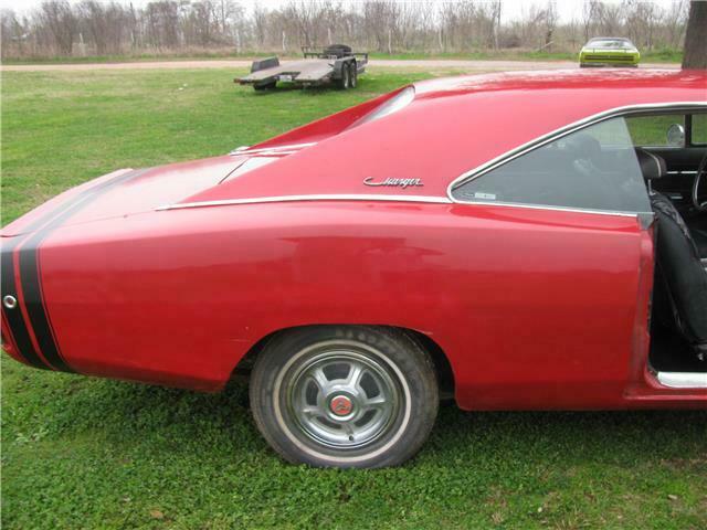 1968 dodge charger 0 miles red 440 automatic