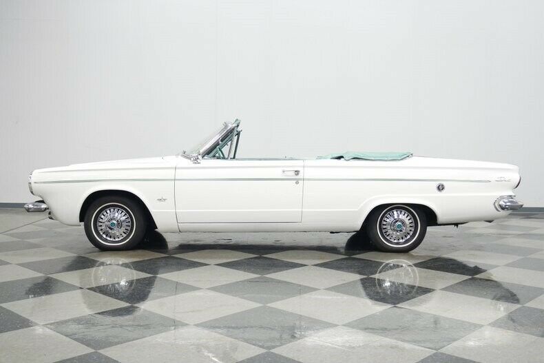 classic vintage drop top mopar convertible slant 6 motor