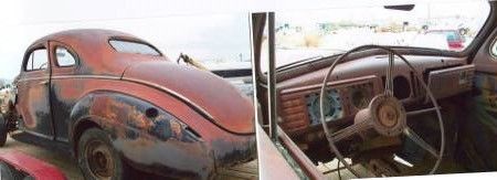 classic mopar 1939 chrysler royal business coupe (rod, restoration)