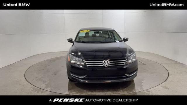 2012 volkswagen passat 2.5 se