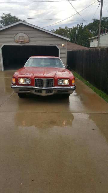 red 4dr sedan
