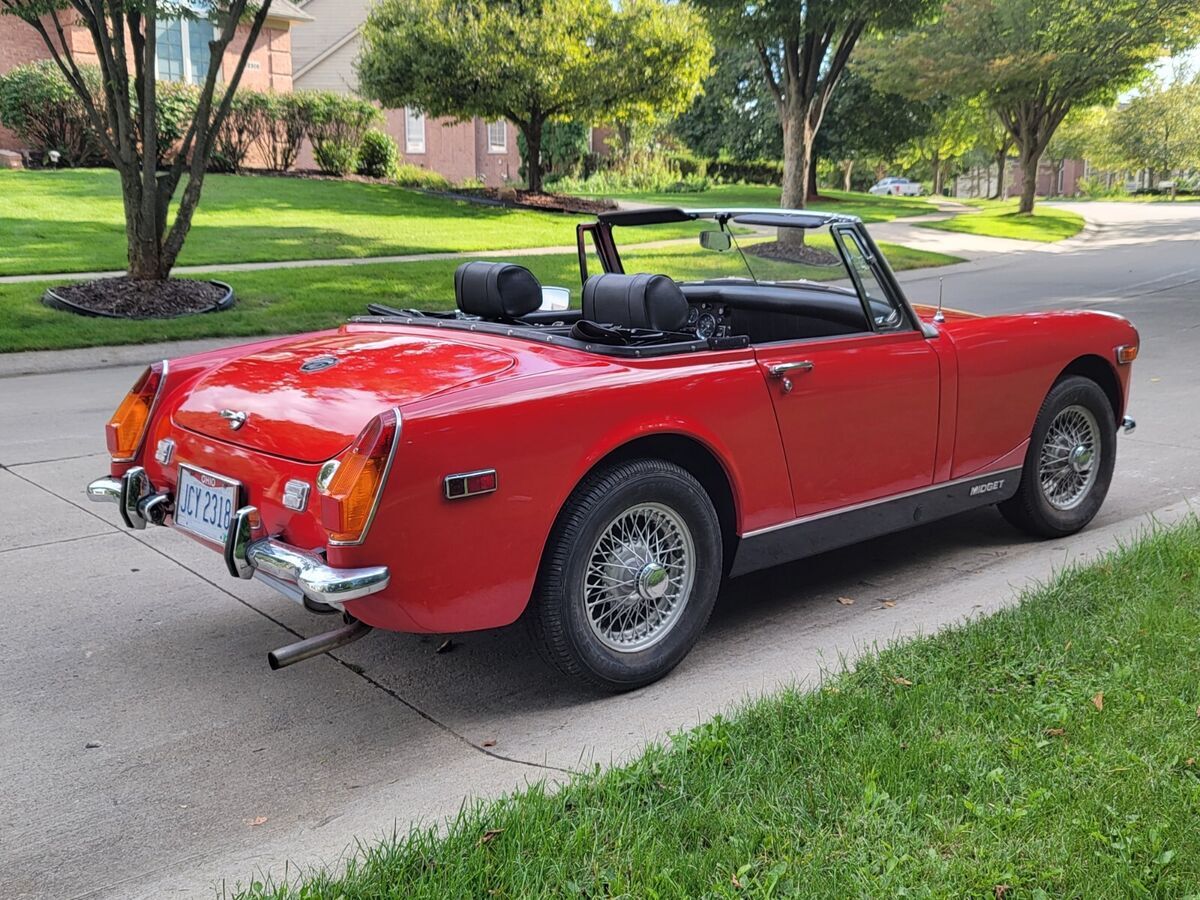 1973 mg midget - beautiful condition. wire wheels. no rust example. turn key