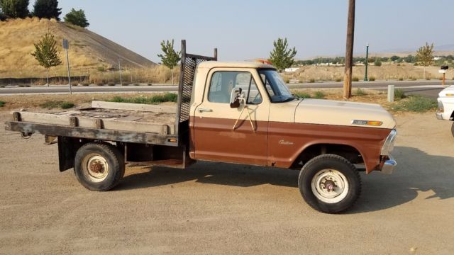 hwy dept. / idaho ranch highboy 1972 f-250 4x4 460/5-speed no reserve!