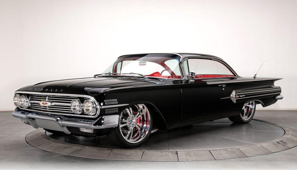 1960 chevrolet impala restomod 348 v8 4 speed 4319 miles