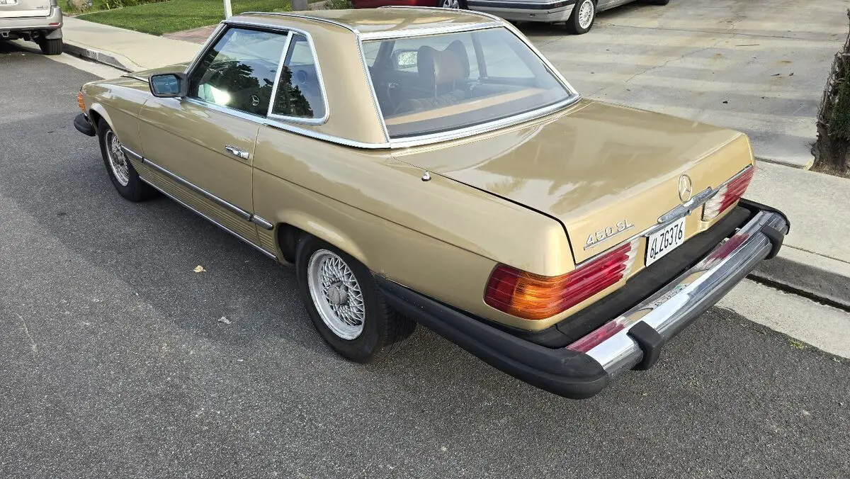 1977 mercedes-benz 280 sl convertible brown