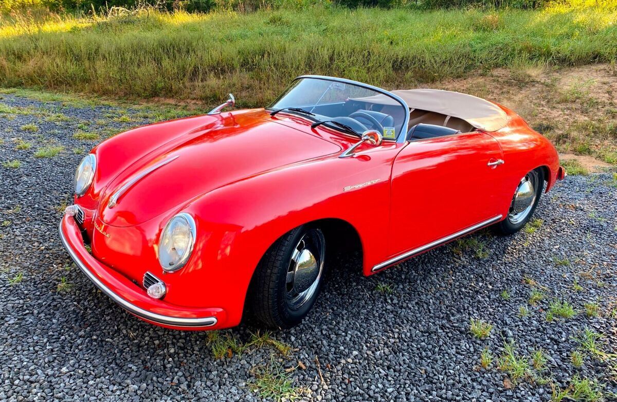 ruby red 1958 porsche speedster by cmc