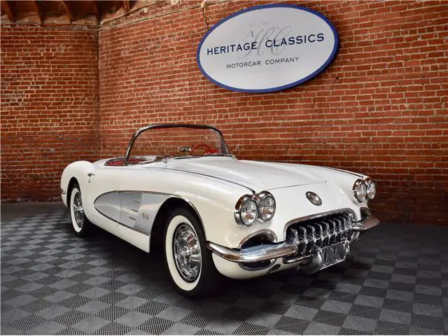 1960 chevrolet corvette, white with 27868 miles available now!