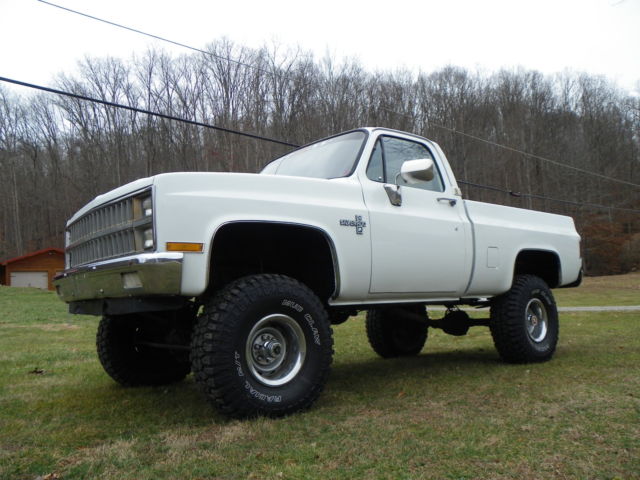1982 chevrolet silverado k10 pickup 4x4 shortbed