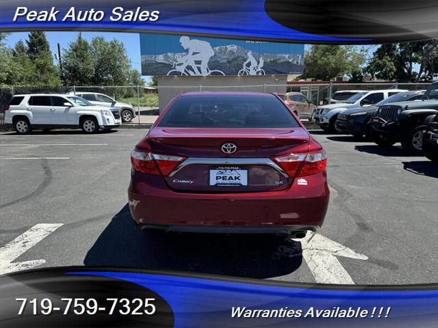 2016 toyota camry se