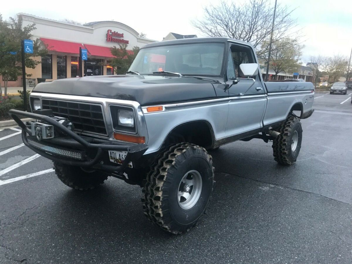 1973 ford f250 black 4wd automatic ranger xlt