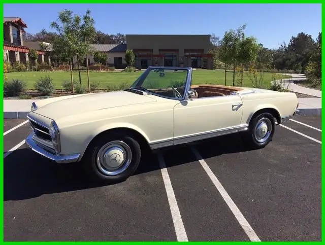 1966 mercedes-benz 230sl roadster 2.3 i6 numbers matching pagoda top