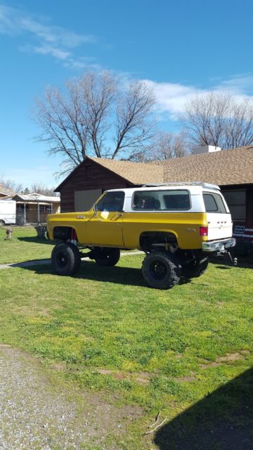 k5 blazer lifted 4x4 rock crawler california vehicle