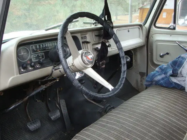 1965 chevy 3/4 ton long bed stepside 4x4 wood hauler forest ranger wheels 19.5