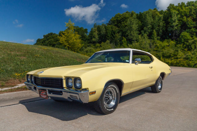1972 buick skylark suncoupe 86k original miles correct colors factory a/c