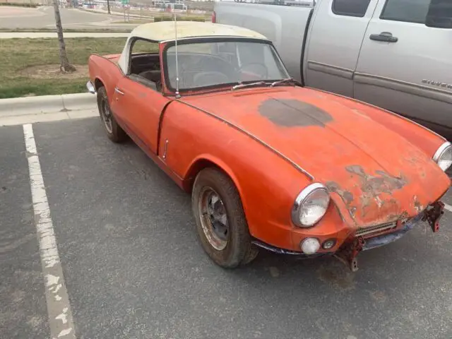 1965 triumph spitfire mk ii coupe orange rwd manual