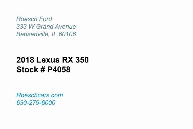 2018 lexus rx 350 base