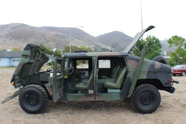 military hmmwv m998 slant back humvee