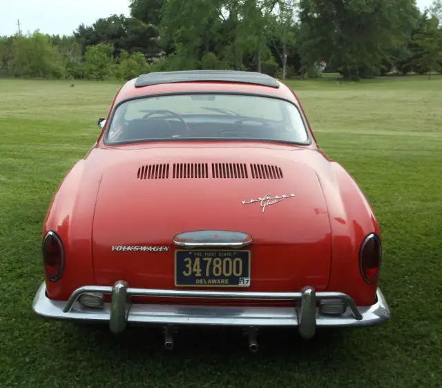 1965 volkswagon karmann ghia excellent running driving restoration in progress