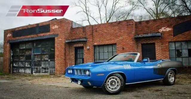 1971 plymouth barracuda cuda convertible 383 mopar's finest fully & freshly rest