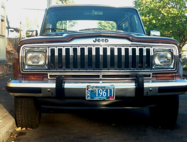 1983 jeep cherokee laredo wide track sj fsj- rebuilt amc v8 360 5.9l- no rust!!