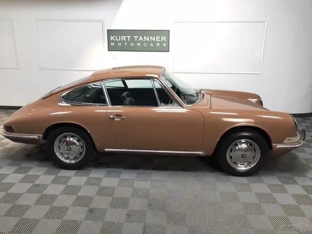 1967 porsche 912 coupe. lido gold / black. matching #'s engine. highly original