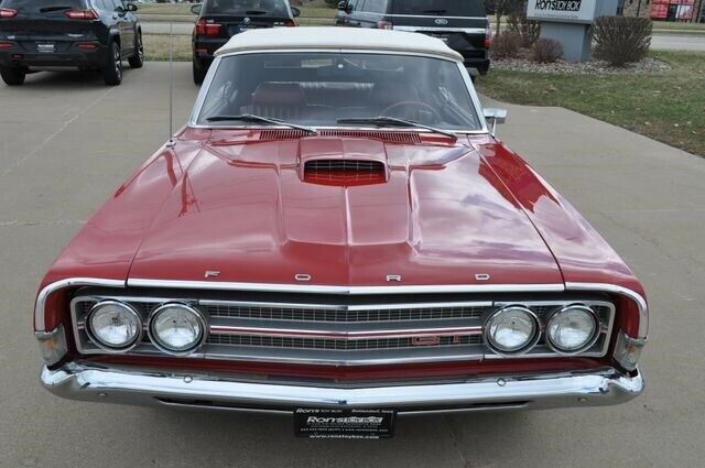 1969 red ford torino gt convertible with 60,710 miles runs great! must see!