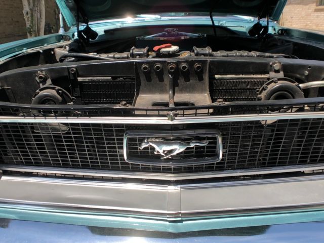1968 ford mustang coupe :: v8 289 :: blue with white top