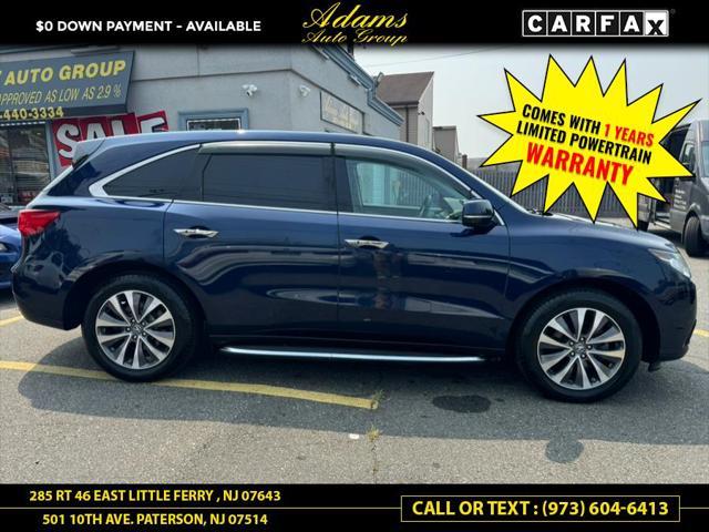 2016 acura mdx 3.5l acurawatch plus package