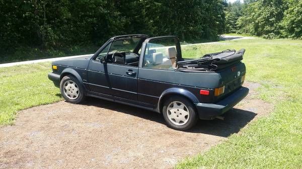 1993 cabriolet vw cabriolet convertible & manual shift