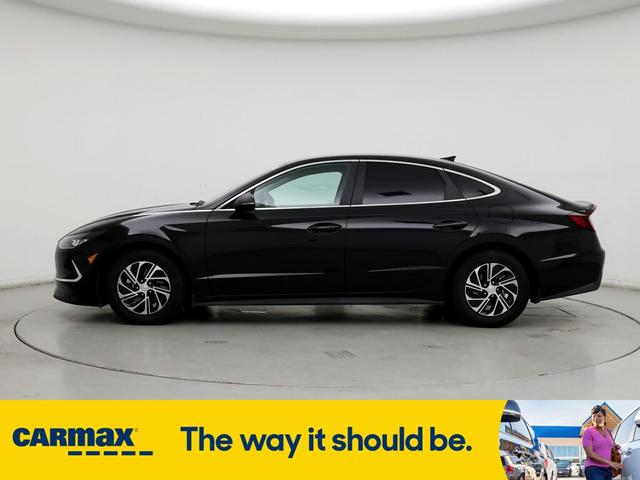 2020 hyundai sonata hybrid blue
