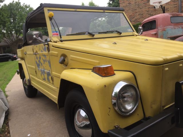 1974 volkswagen thing base 1.6l