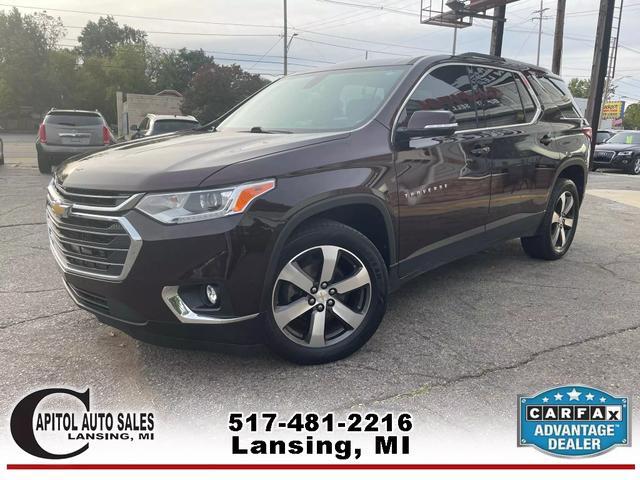2018 chevrolet traverse lt leather