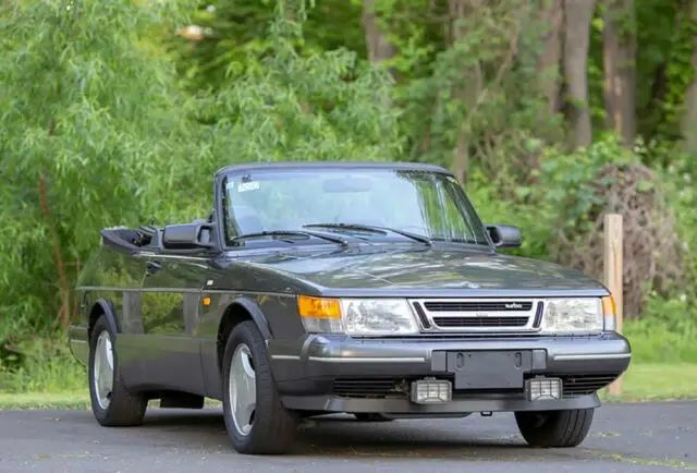 1989 saab 900 spg turbo 5 speed convertible 16valve classic54k carfax wa state
