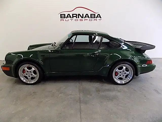 1994 porsche 911 turbo turbo 3.6 50126 miles irish green pts flat 6 cylinder e