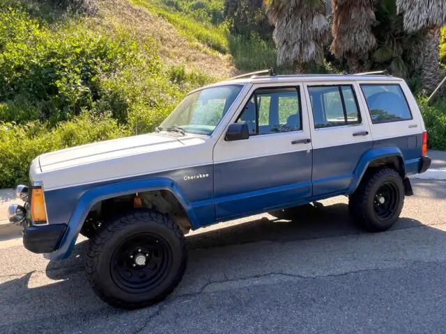 1987 jeep cherokee suv white 4wd automatic pioneer