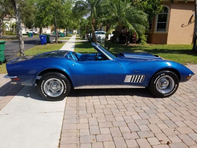 1971 chevrolet corvette stingray convertible 1 of 7121 produced