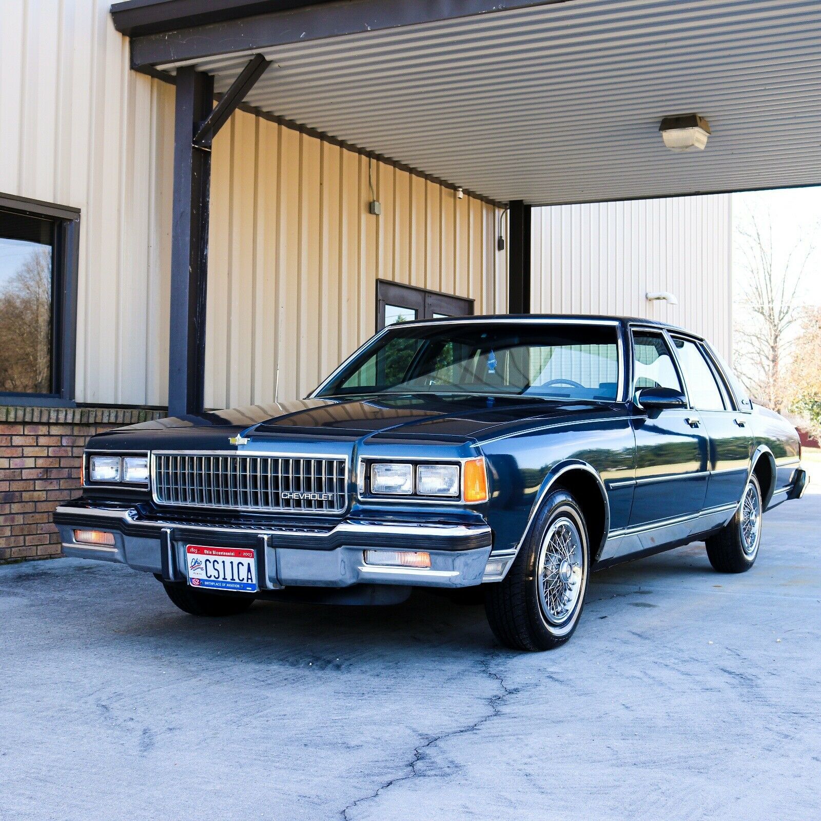 1986 chevrolet caprice sedan blue rwd automatic classic