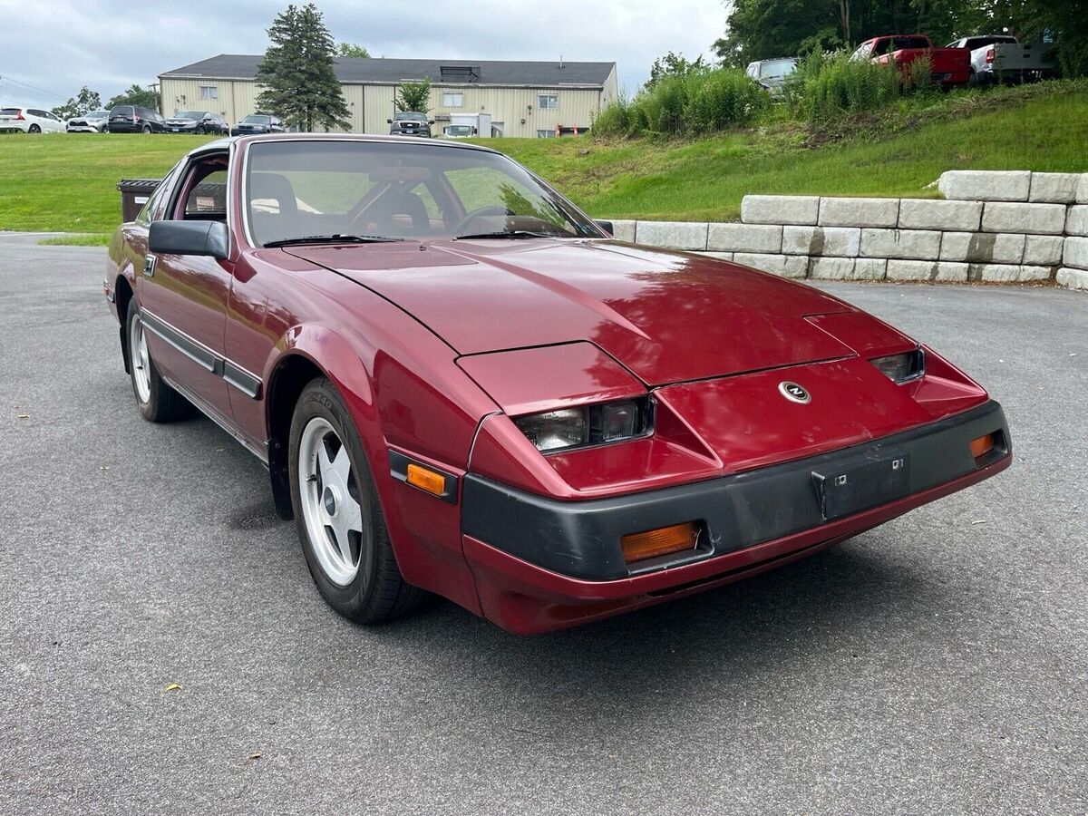 1985 nissan 300zx red rwd automatic