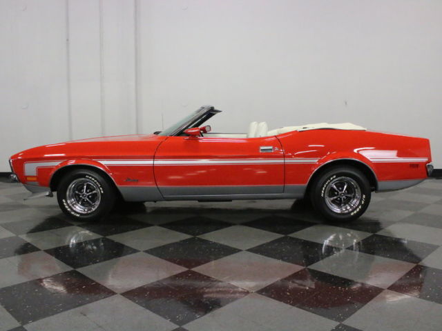 beautiful color combo! 302 v8, auto, a/c, ps, pb, very clean/sharp convertible!!
