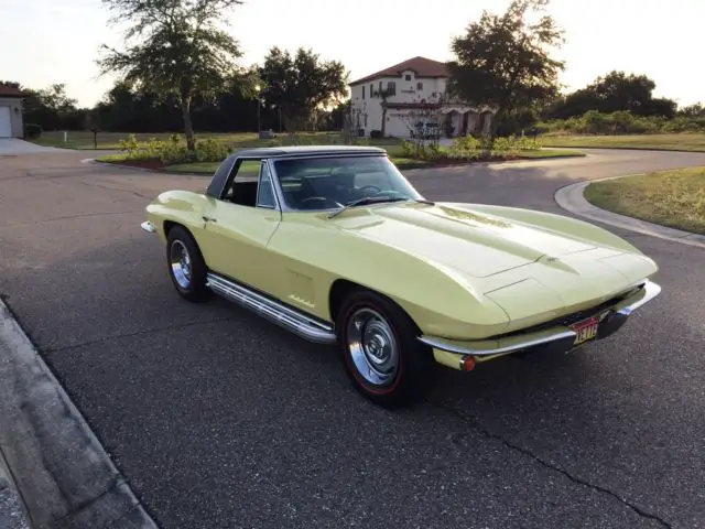 1967 chevy corvette roadster l79 frame off 2time top flight winner tank sticker